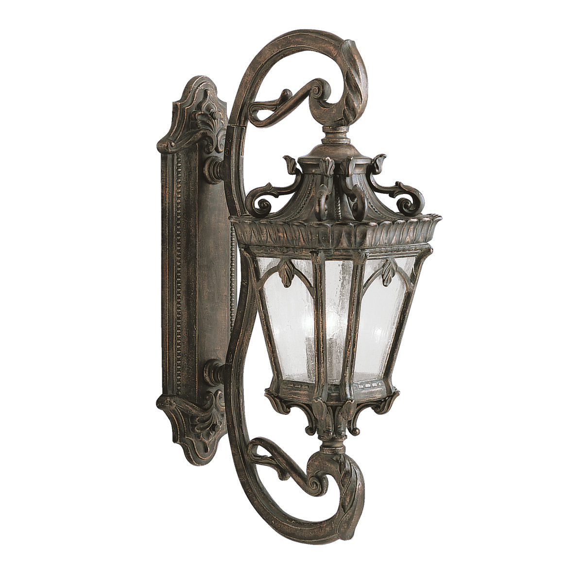 Tournai Grand L Wall Lantern - Londonderry Finish