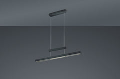 TRAJAN Linear LED Pendant - Black Matt Finish, IP20