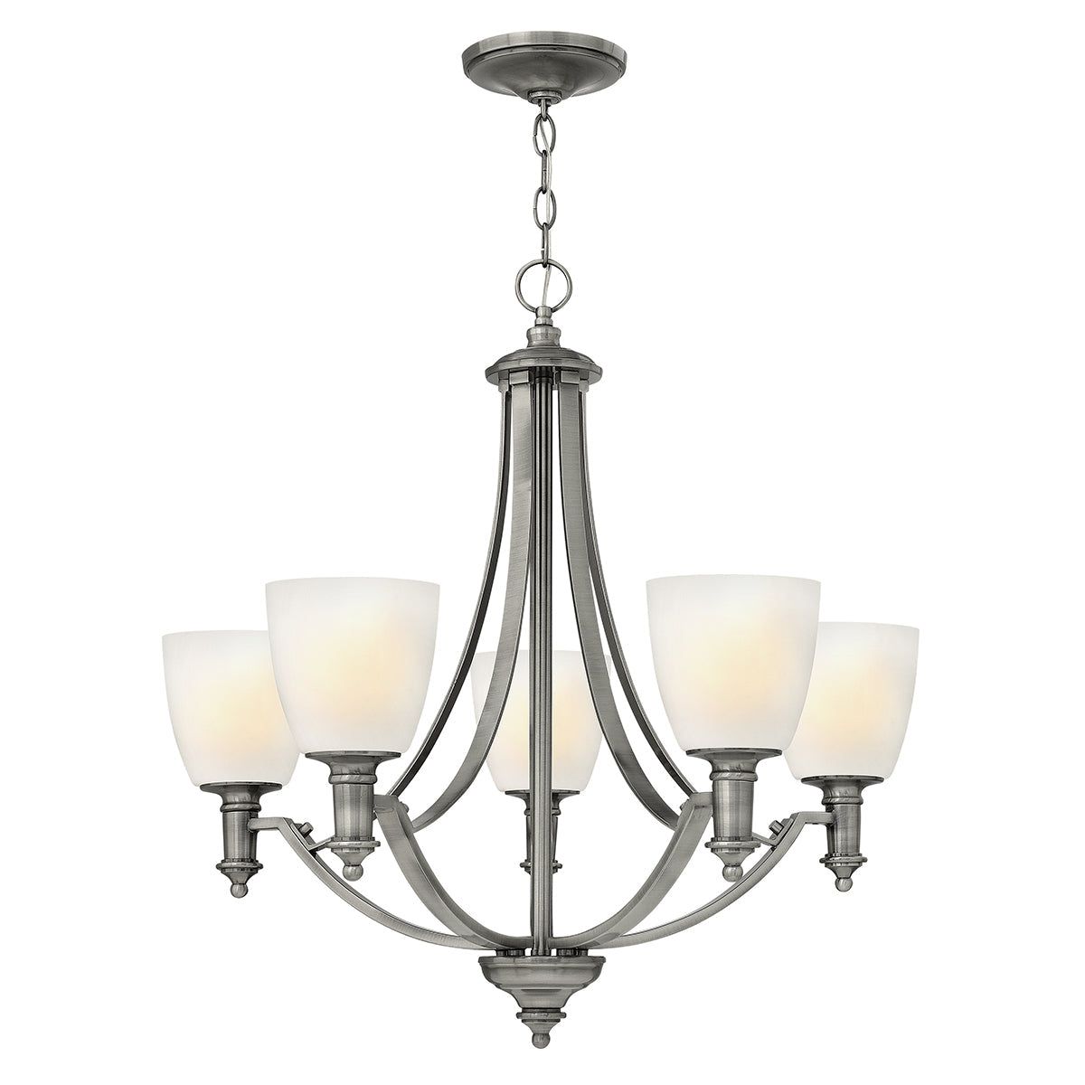 Truman 5Lt Centre Ceiling Light - Antique Nickel Finish