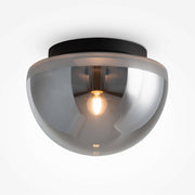 Glassy Ceiling Lamp- Gold/ Black Finishes