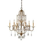 Valentina 6Lt Double Height Ceiling Light - Oxidized Bronze Finish