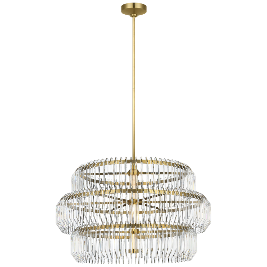 Killarney 32" Layered Drum Chandelier