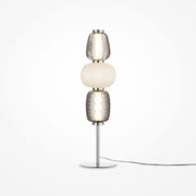 Pattern Table Lamp- Chrome/ Gold Fitting