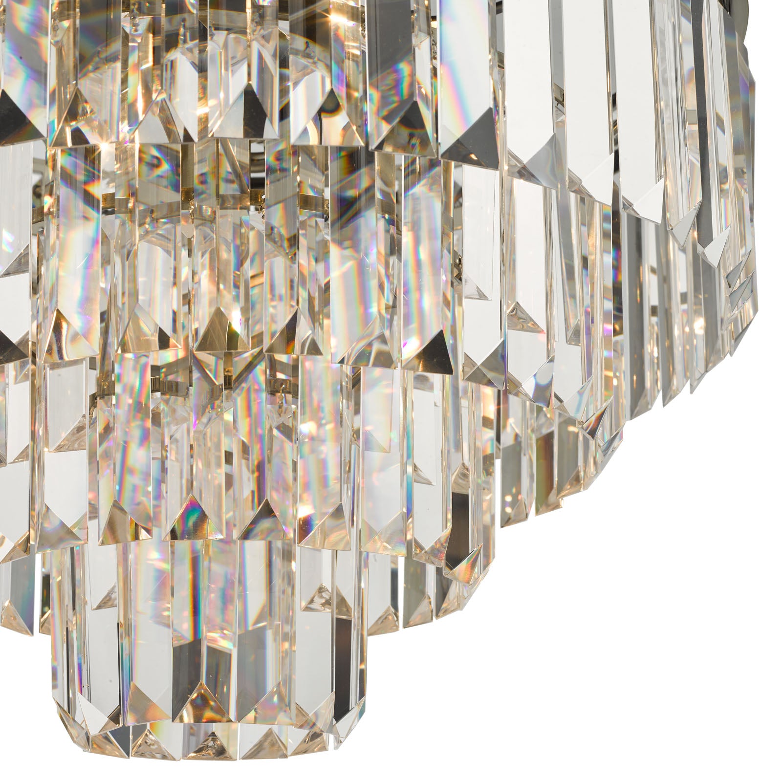 Vyana 4 Light Crystal Ceiling Light - Various Finishes
