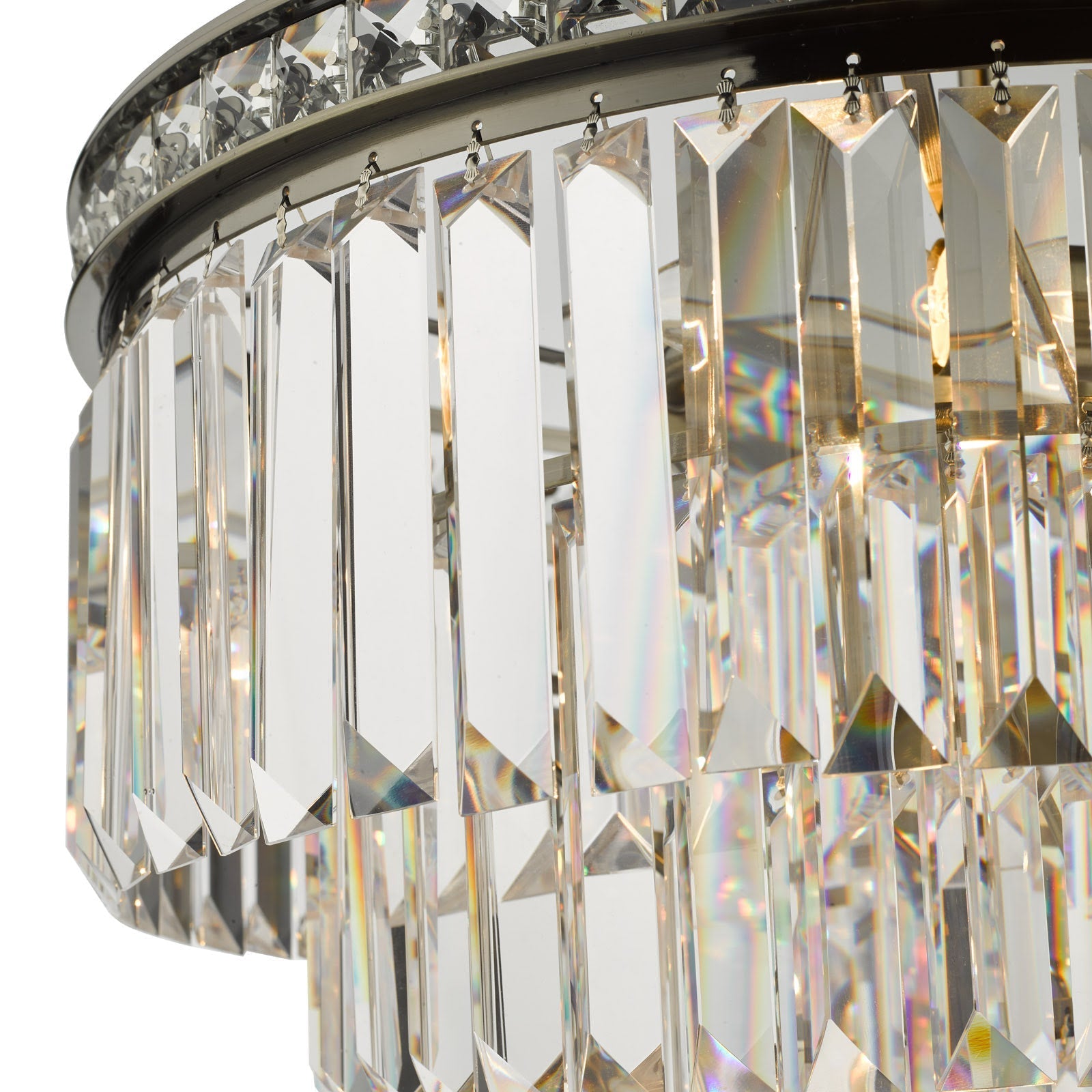 Vyana 4 Light Crystal Ceiling Light - Various Finishes