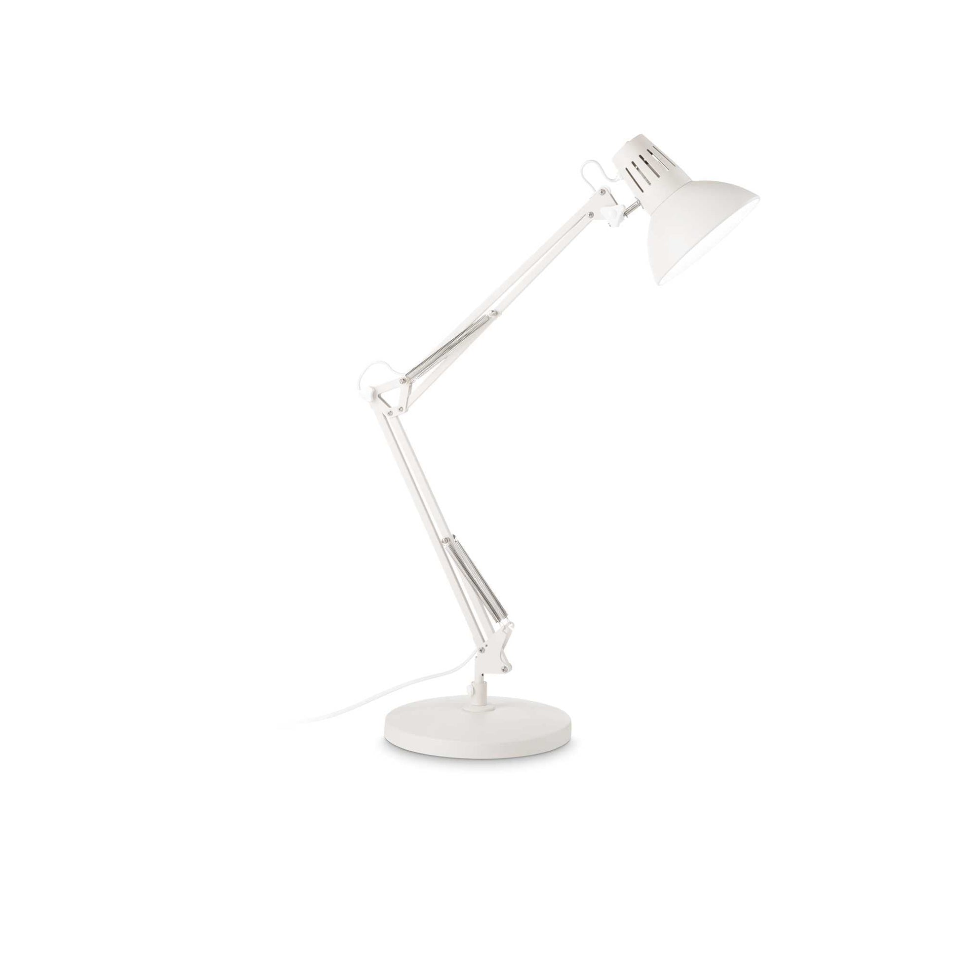 Wally Table Lamp - Black/White Finish - Cusack Lighting