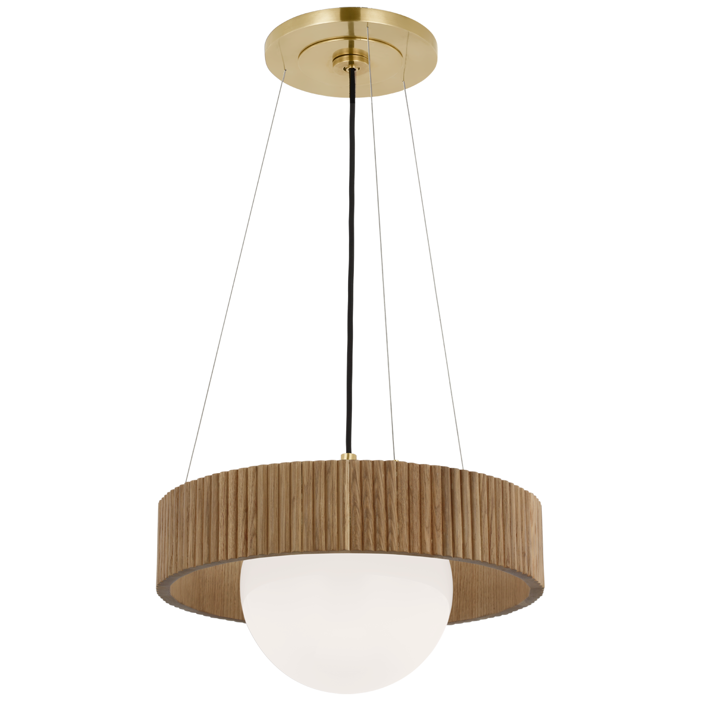 Arena 18"/42" Ring and Globe Chandelier