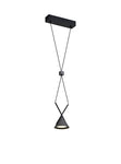 Saiths Pendant 1 Light, 1 x 3W LED, 3000K, 110lm, Sand Black/Grey, 3yrs Warranty