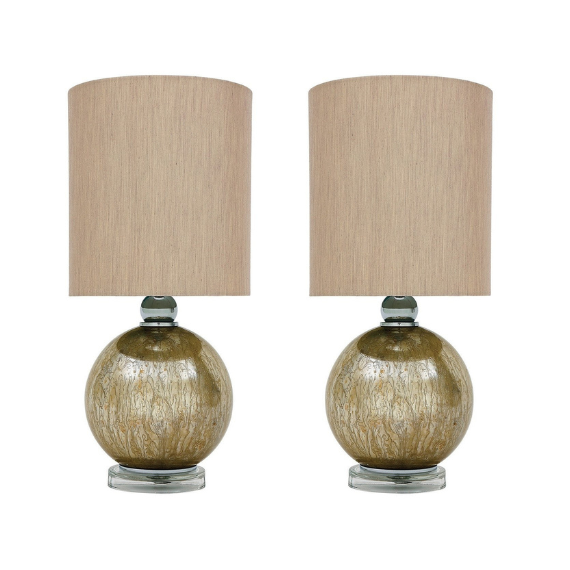 Silver lamps deals set of 2