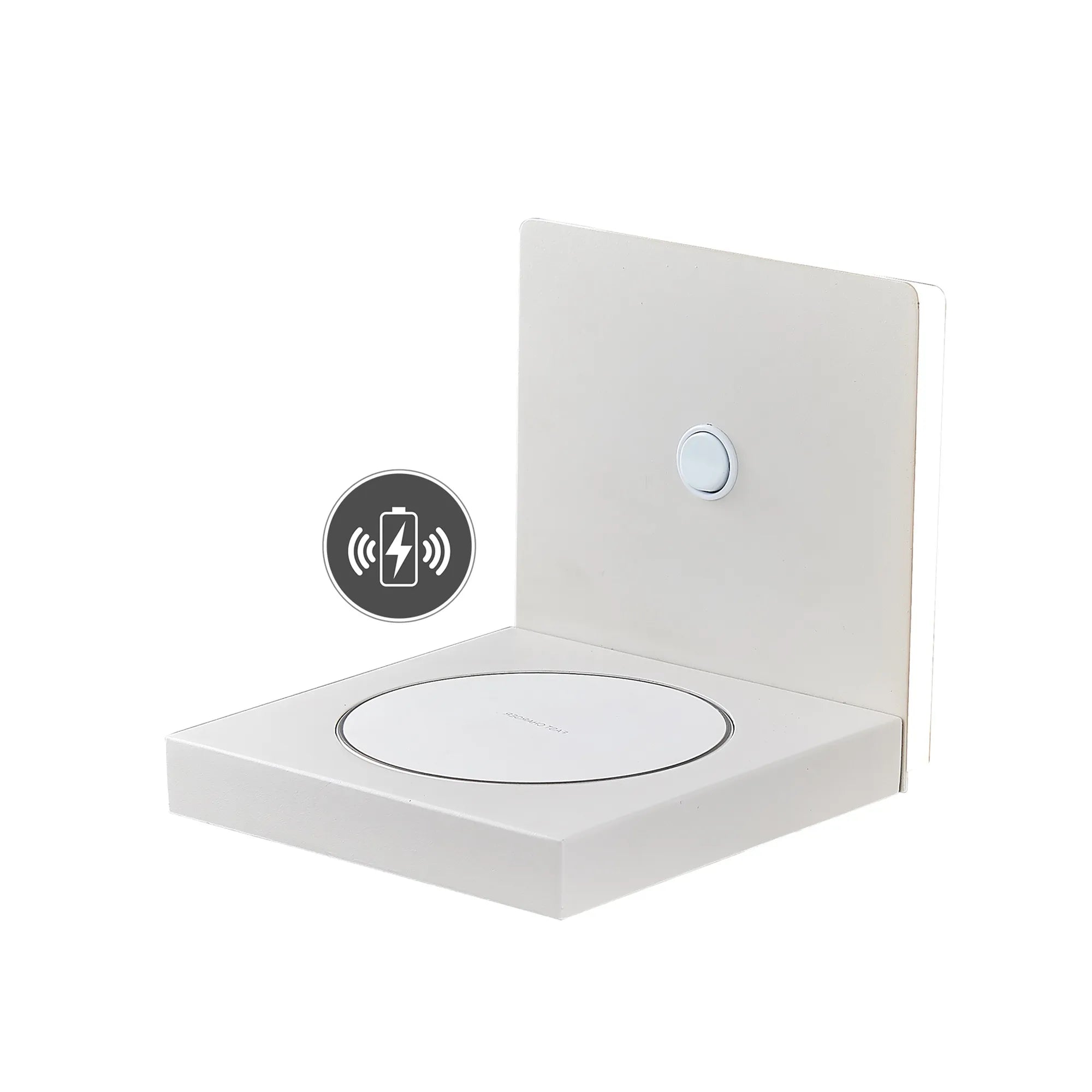 Zanzibar Wireless Charger Wall Light - Black/White