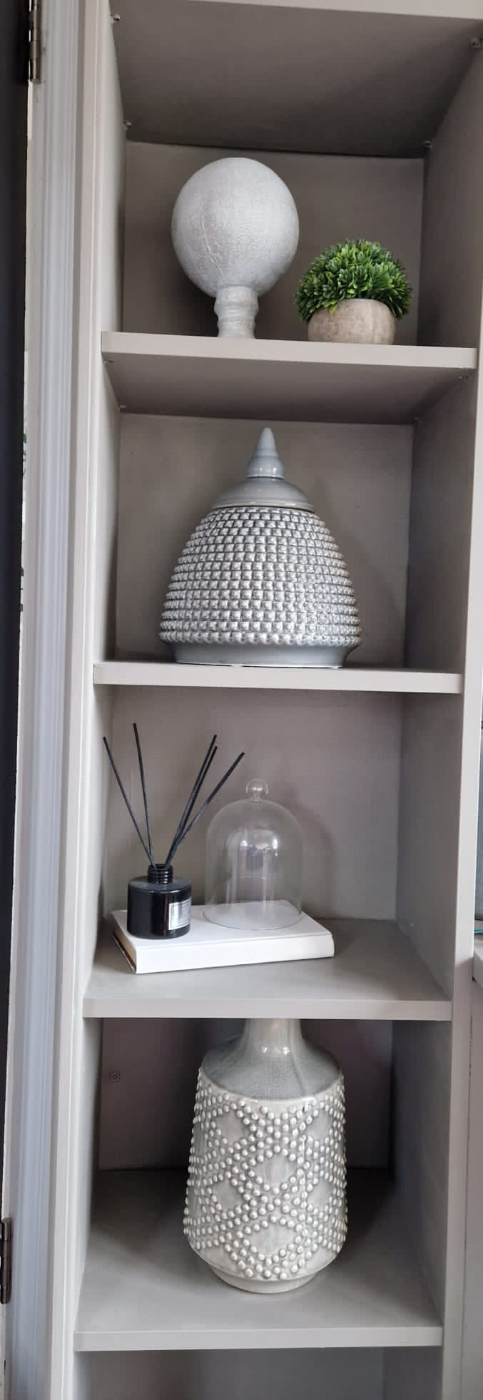 Grey Domed Bobble Jar