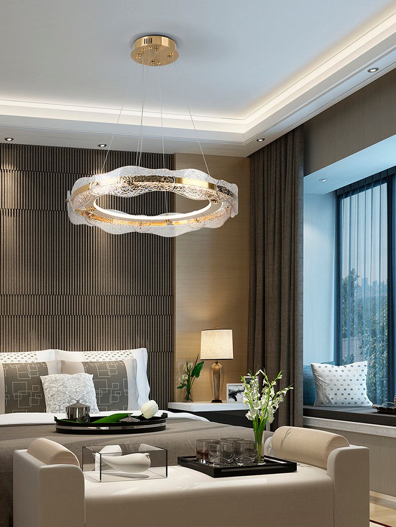 Lira· Lamp 1/2 Rings, Chrome. Dimmable