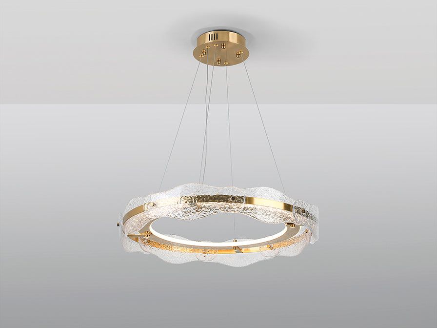 Lira· Lamp 1/2 Rings, Chrome. Dimmable