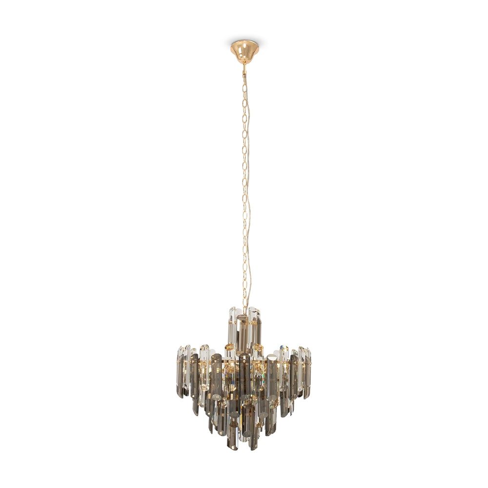 Maytoni 6Lt Flare Crystal Centre Lights - Gold Finish IP20