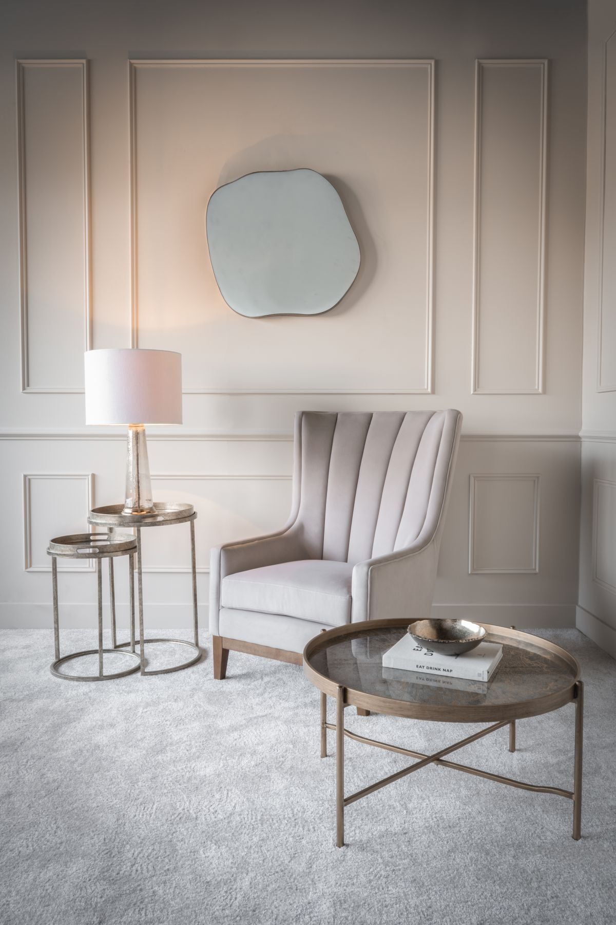 Rothbury Taupe Upholstered Occasional Chair