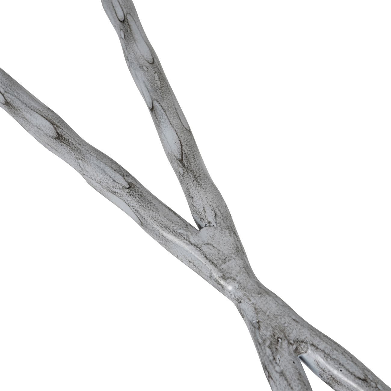 Patterdale Hand Forged Large Console Table - Chalk White & Glass Top Finish