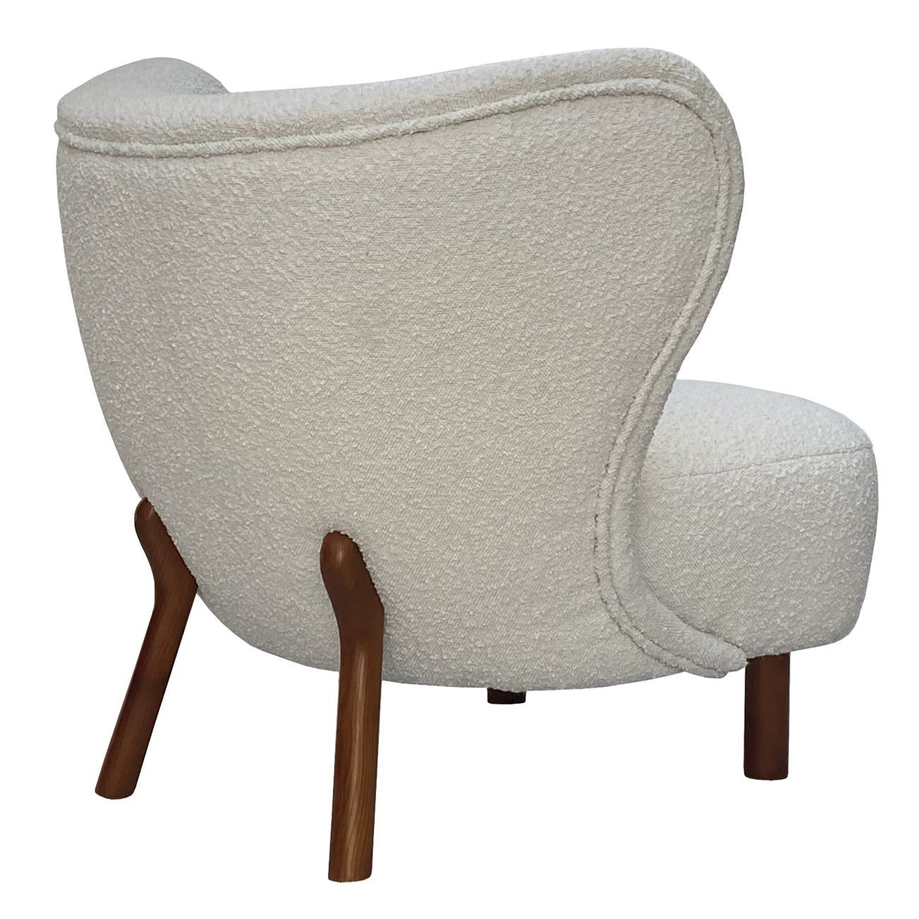 Lewis Wingback Occasional Chair - Cream Boucle Finish