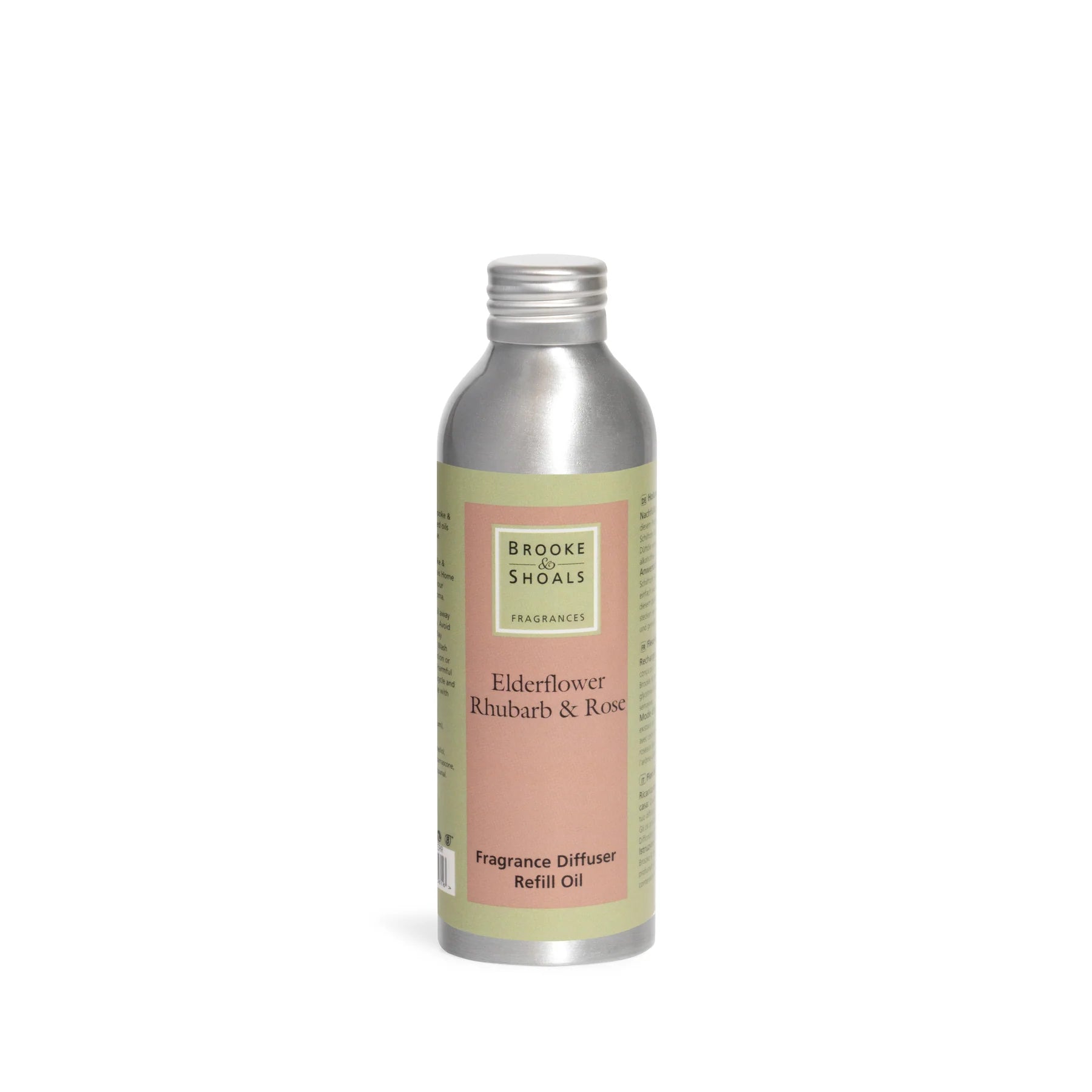 Brooke & Shoals Fragrance Diffuser Refill Oils - Elderflower Rhubarb & Rose