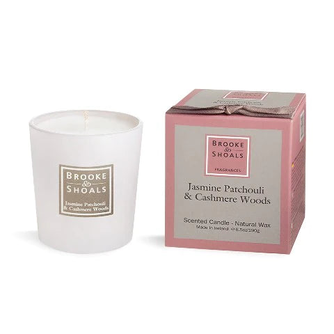 Brooke & Shoals Scented Candle - Jasmine Patchouli and Cashmere Woods