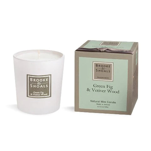 Brooke & Shoals Scented Candle - Green Fig & Vetiver Wood