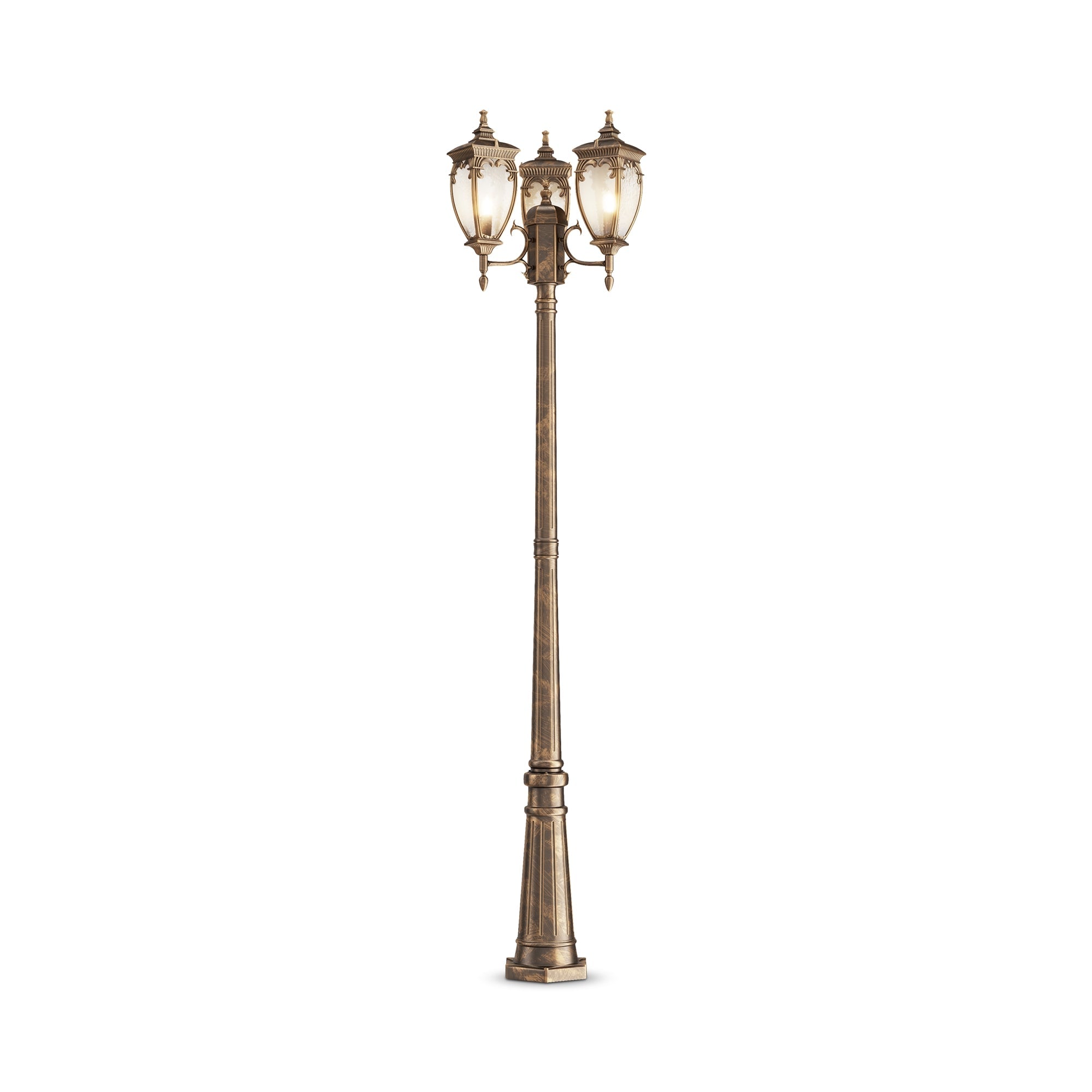 Fleur Large Post - Black / Antique Bronze