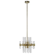 Ross 6Lt Glass Chandelier - Medium/Large