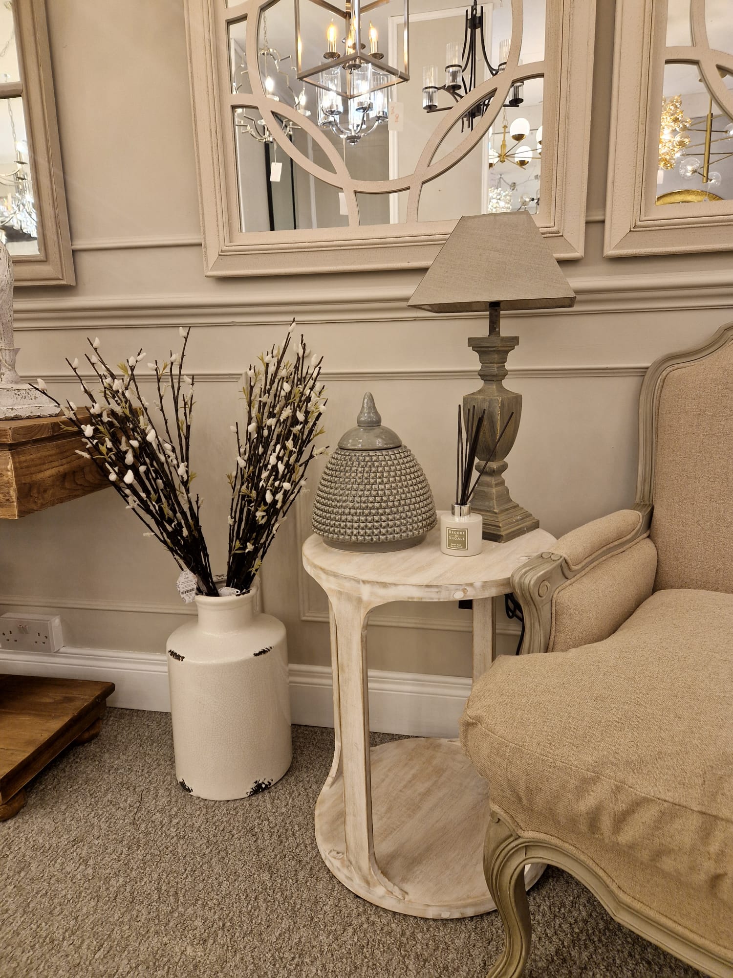 Grey Domed Ceramic Jar