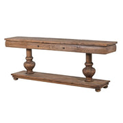 Samuel Antique Two Drawer Console Table
