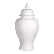 White Ceramic Jar - Large