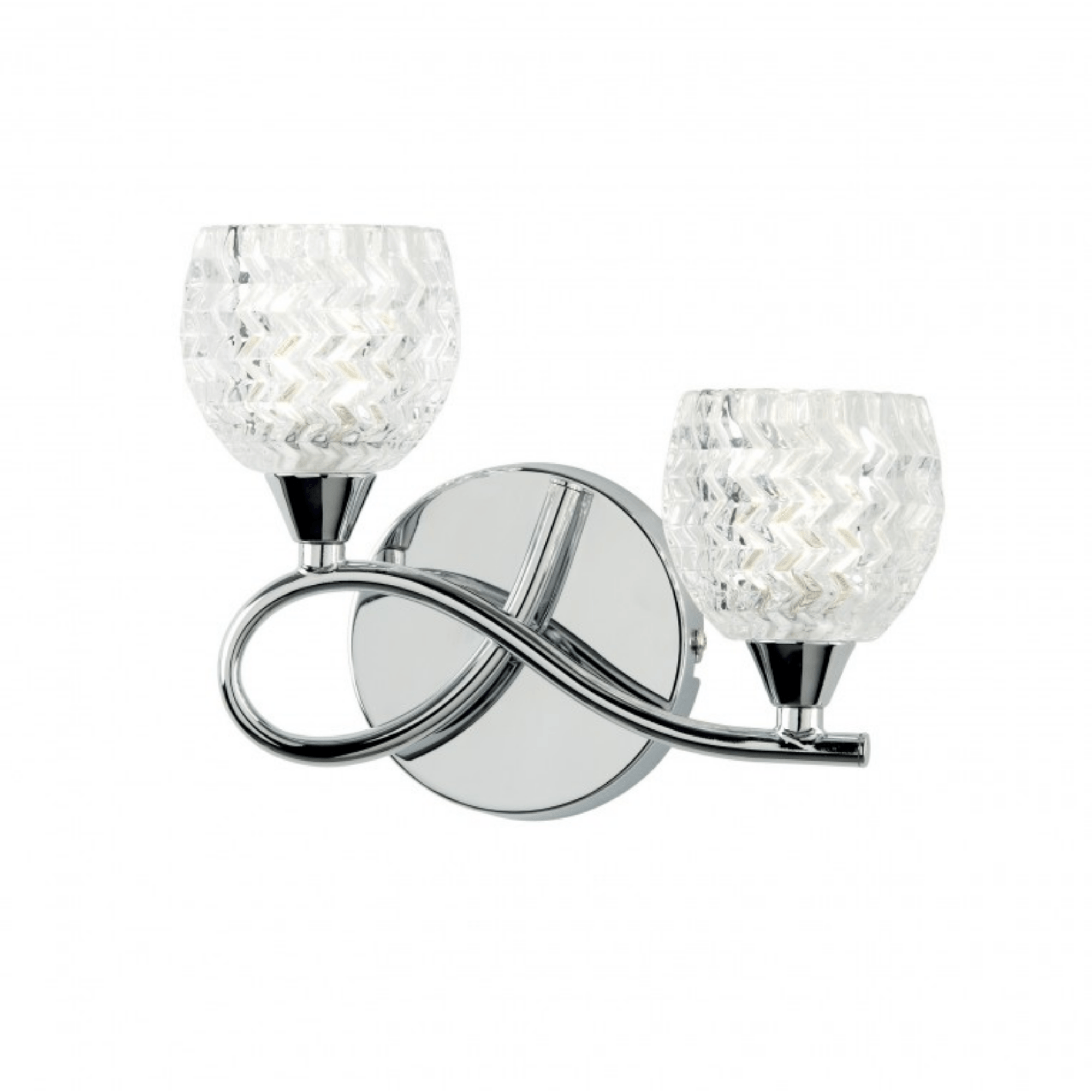 Boyer Wall Light Chrome LH - Cusack Lighting