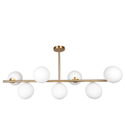 Cape Town 6Lt Kitchen Island Brass Finish