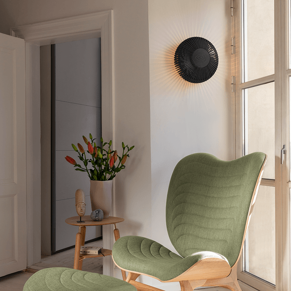 Clava Up Wood Wall Lamp