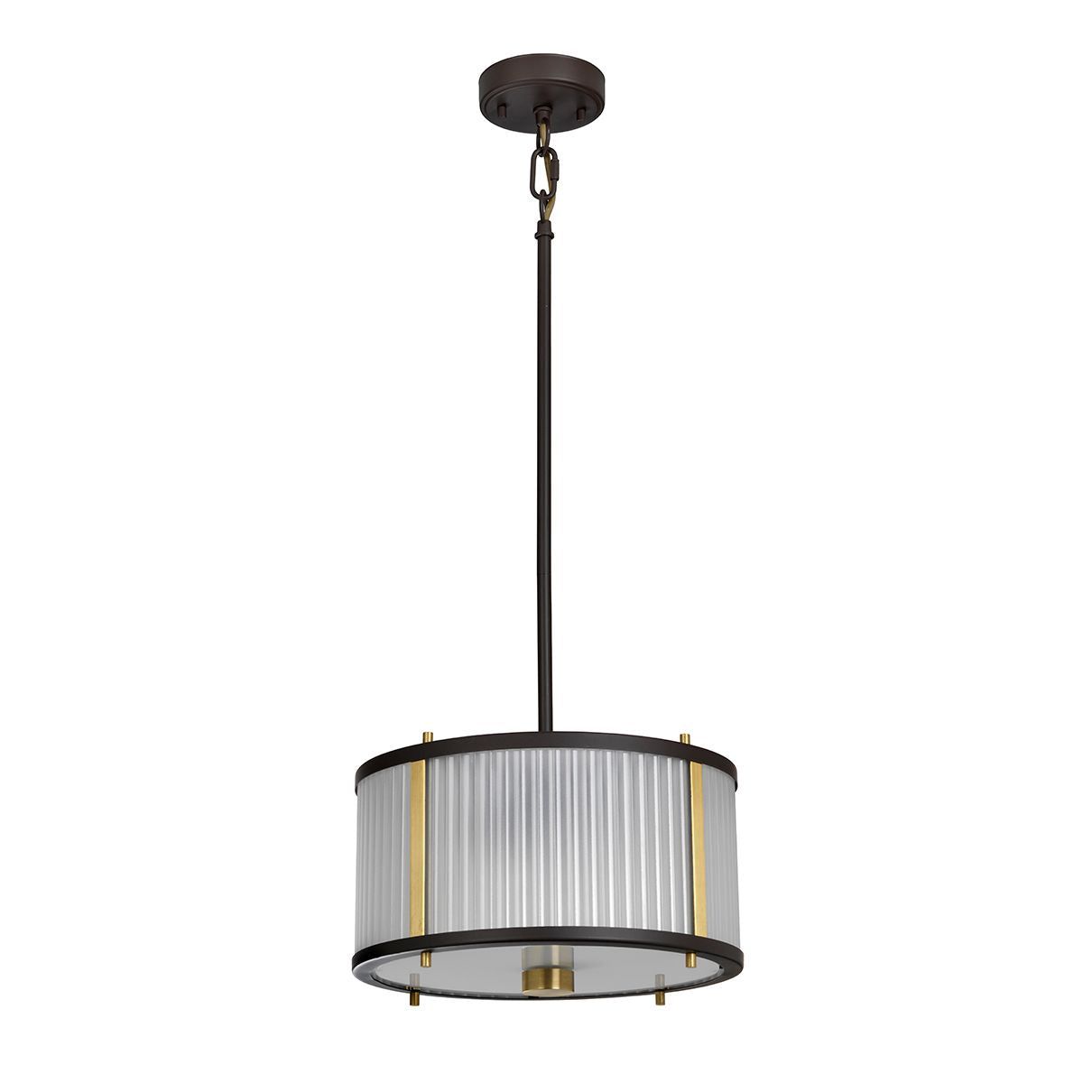 Corona 2L Hanging Shade Ceiling Light – Museum Bronze Finish