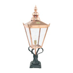 Chelsea 1 Light Grande Pedestal Lantern - Cusack Lighting