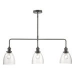 Dar Arvin 3 Light Bar Fitting Antique Chrome & Glass - Cusack Lighting