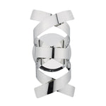Dar Rawley 1 Light G9 Wall Bracket Polished Chrome - Cusack Lighting