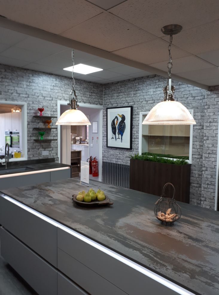 Dawson Pendant Ceiling Light - Satin Nickel/Antique Copper