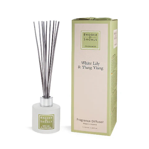 Brooke & Shoals Fragrance Diffuser - White Lily & Ylang Ylang