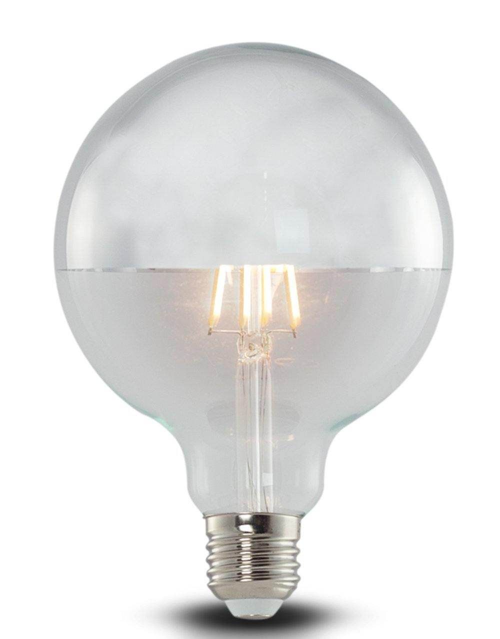 E27 LED 3w Filament Bulb with Silver Crown - Cusack Lighting