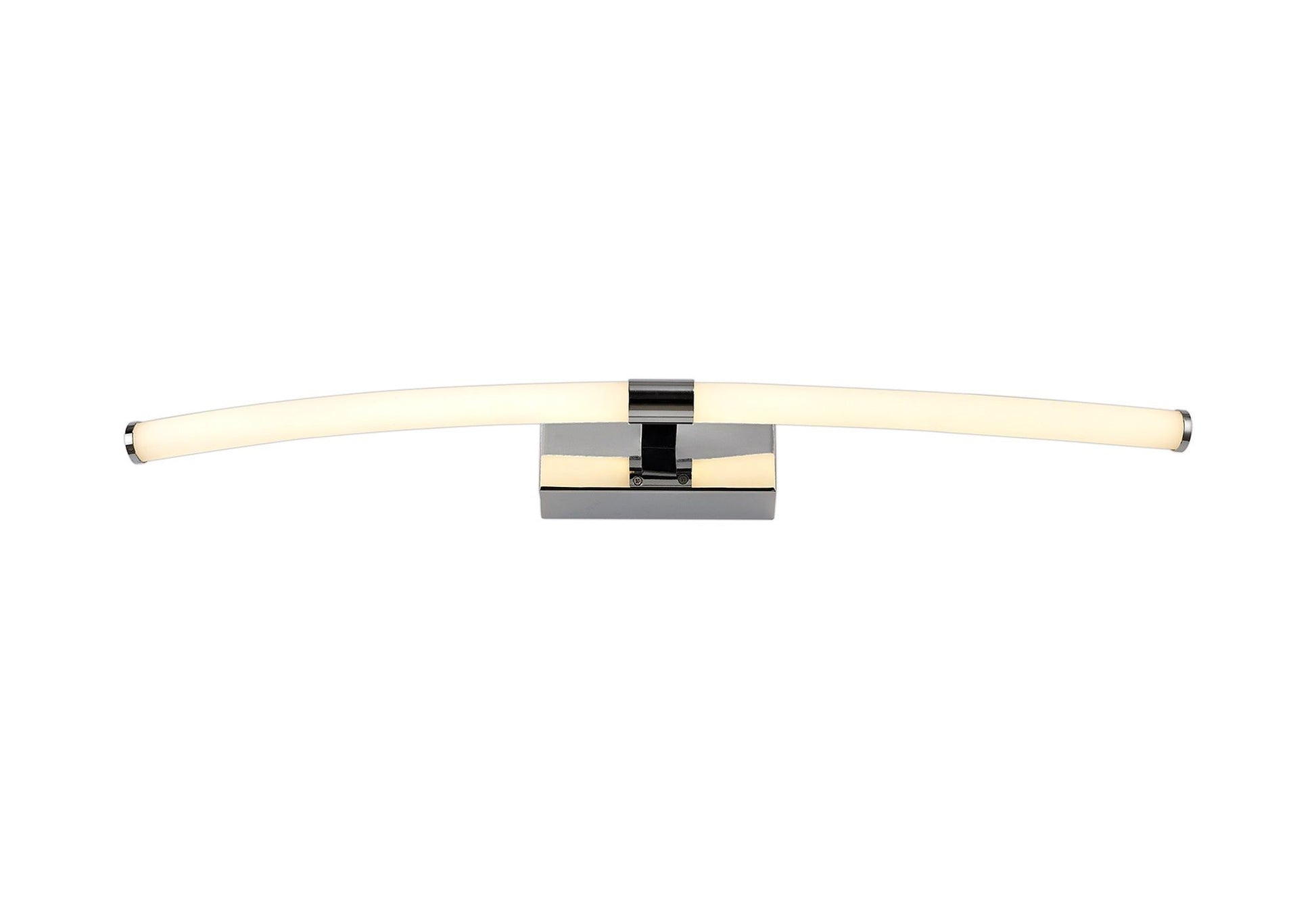Edge Wall Lamp Large, 2 x 6W LED, 3000K, 840lm, IP44, Polished Chrome, 3yrs Warranty