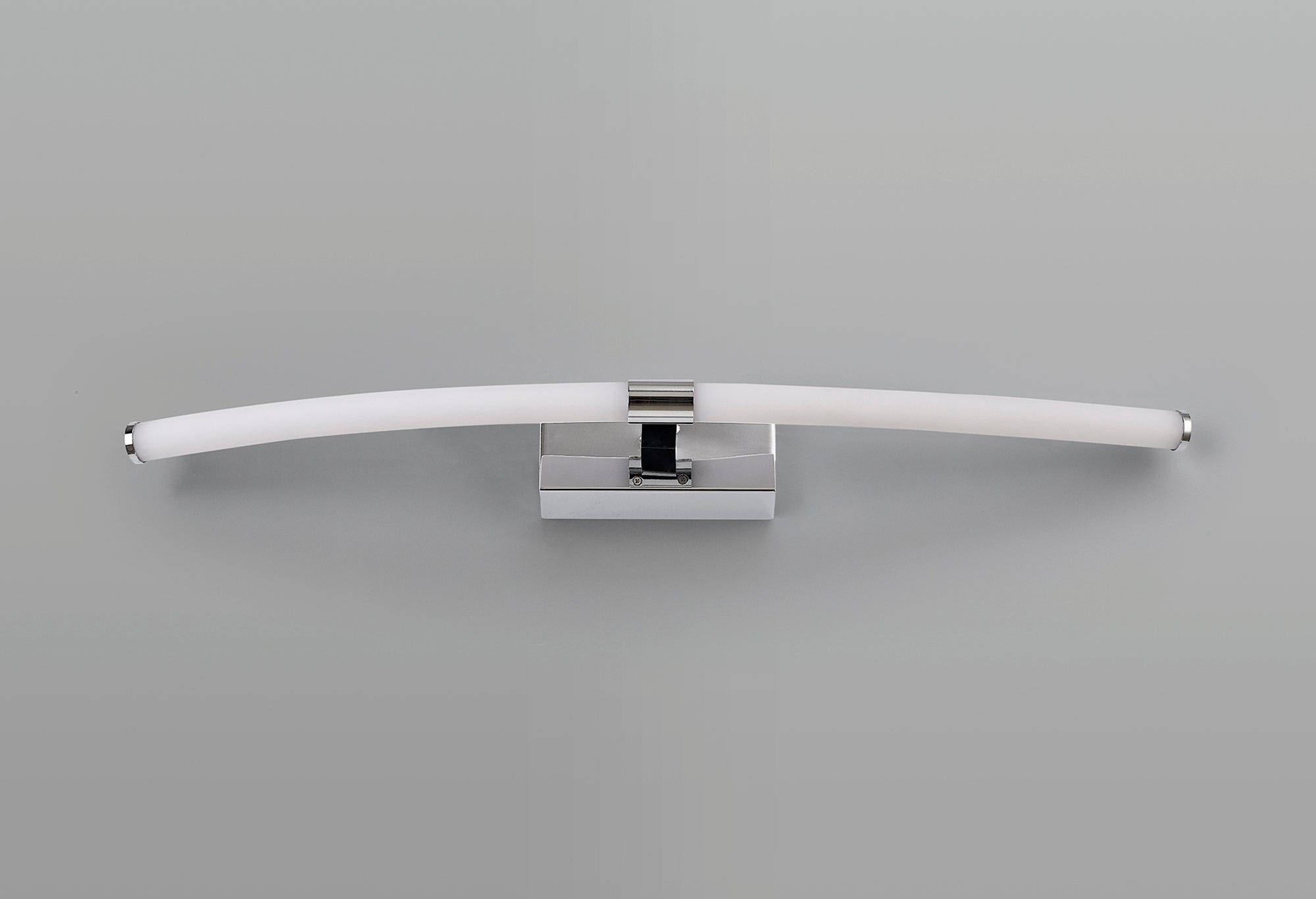 Edge Wall Lamp Large, 2 x 6W LED, 3000K, 840lm, IP44, Polished Chrome, 3yrs Warranty