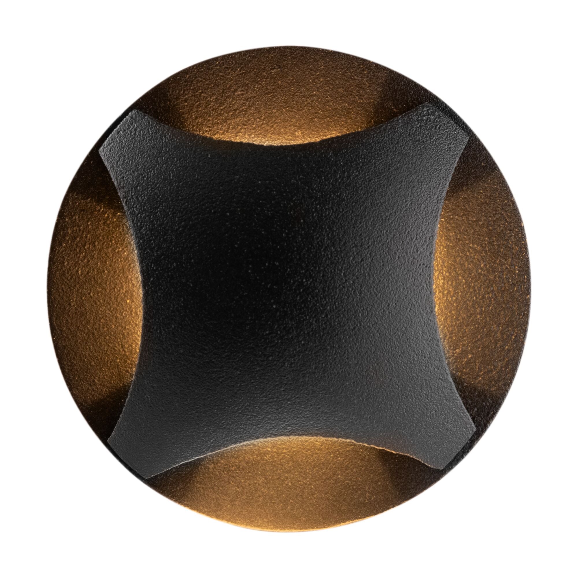 Biscotti Recessed LED Wall Light - Black/White