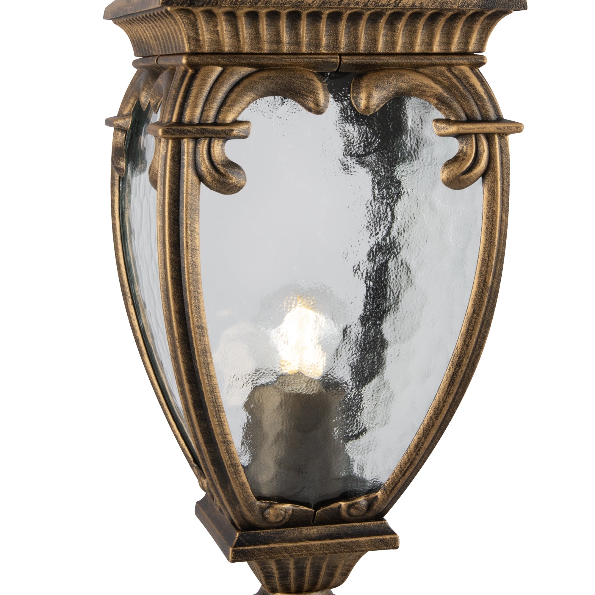Fleur Large Post - Black / Antique Bronze