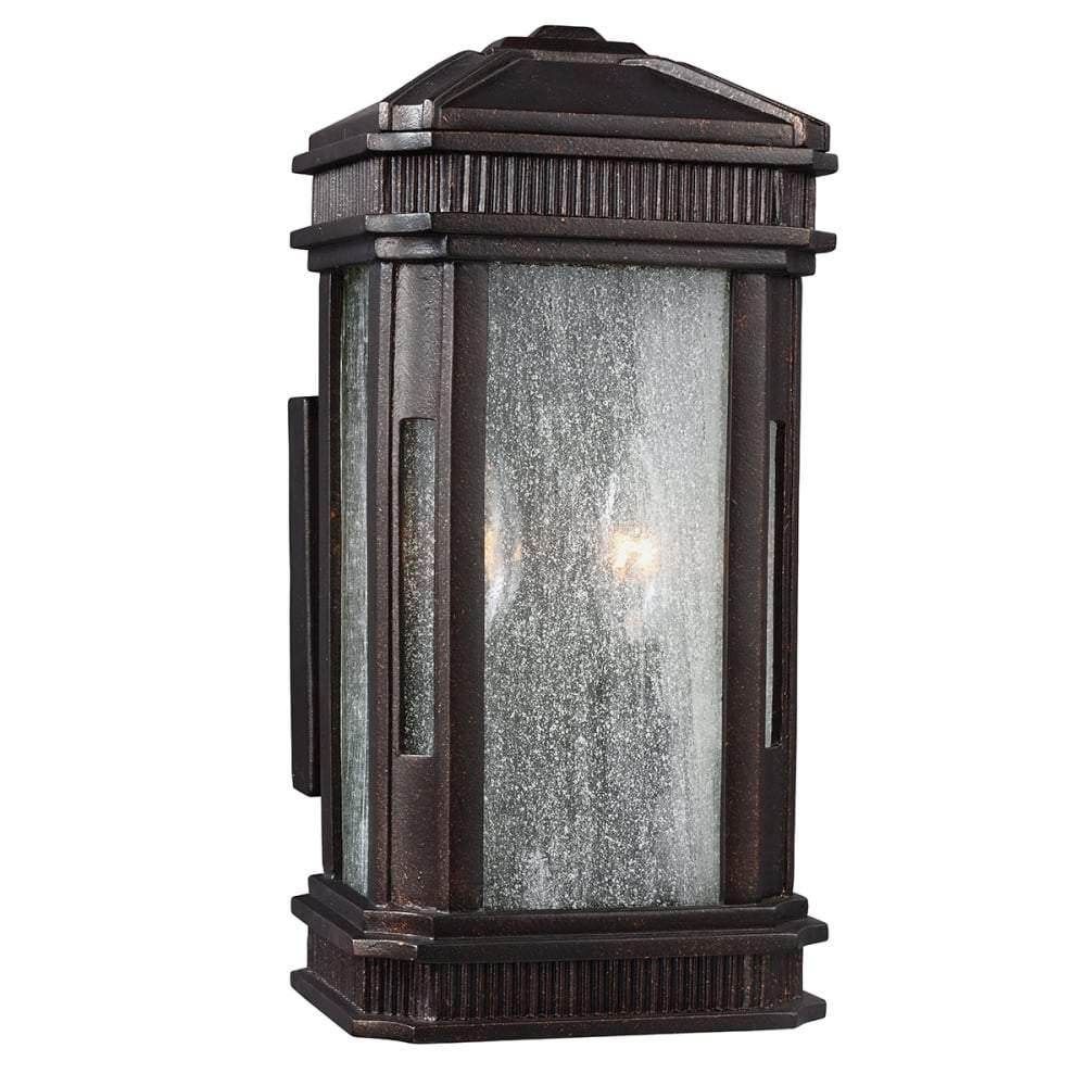 Feiss Federal Small Outdoor Lantern 2 Light Small Outdoor Lantern - Cusack Lighting