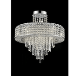 Crown 12 Light Flush Chandelier