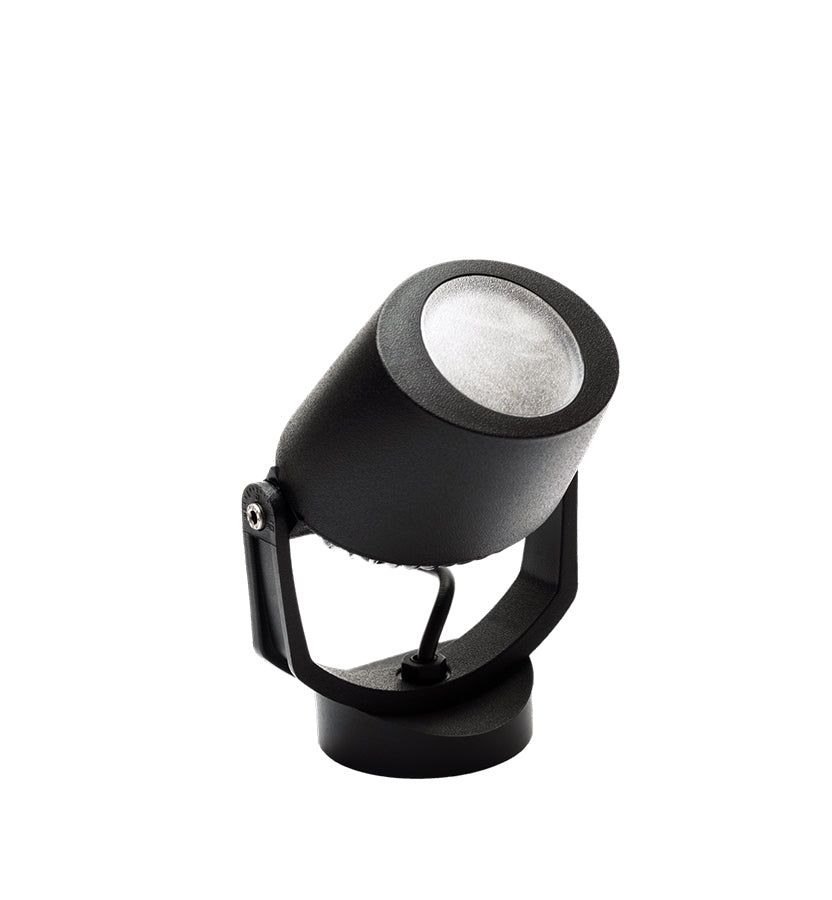 FUMAGALLI Minitommy Black Frosted LED GU10 4.5W Spotlight Garden Lights - Cusack Lighting