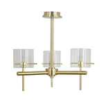 Gene Cyclinder Ceiling Light in Satin Brass Finish