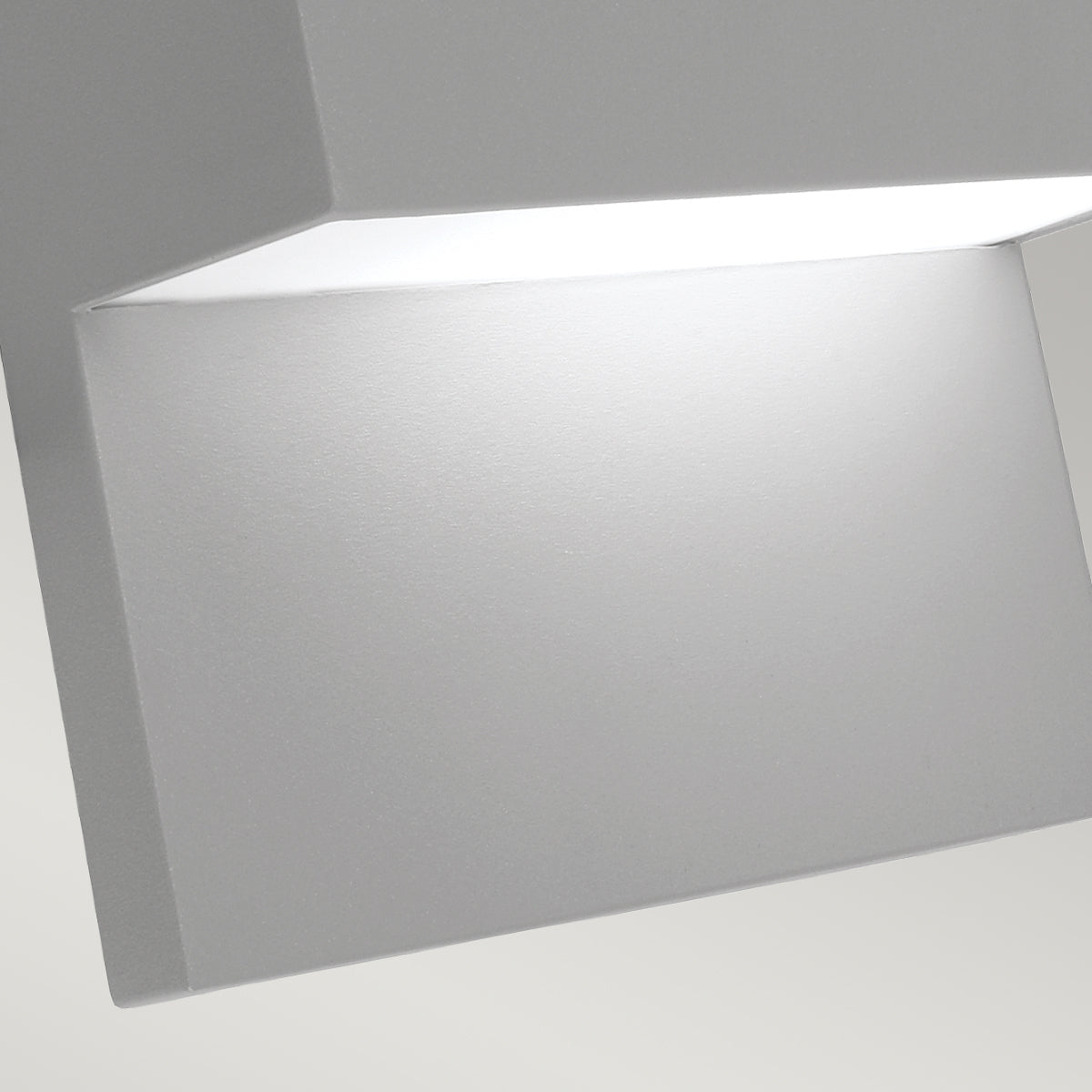 Geneve 1 Light Wall Light with PIR/ Without PIR - Aluminium/Graphite Finish - Cusack Lighting