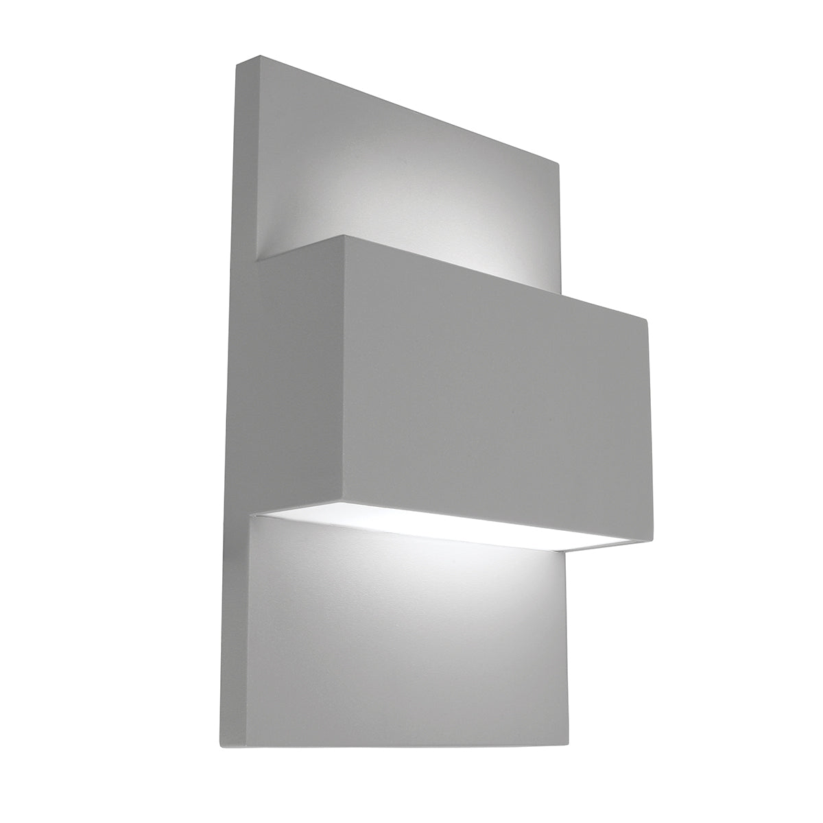 Geneve 1 Light Wall Light with PIR/ Without PIR - Aluminium/Graphite Finish - Cusack Lighting