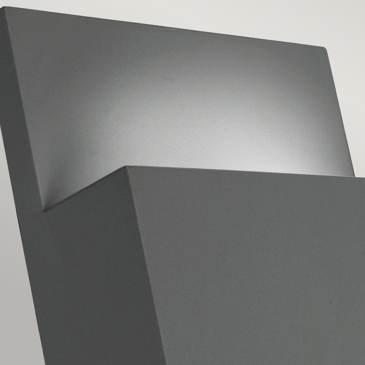Geneve 1 Light Wall Light with PIR/ Without PIR - Aluminium/Graphite Finish - Cusack Lighting